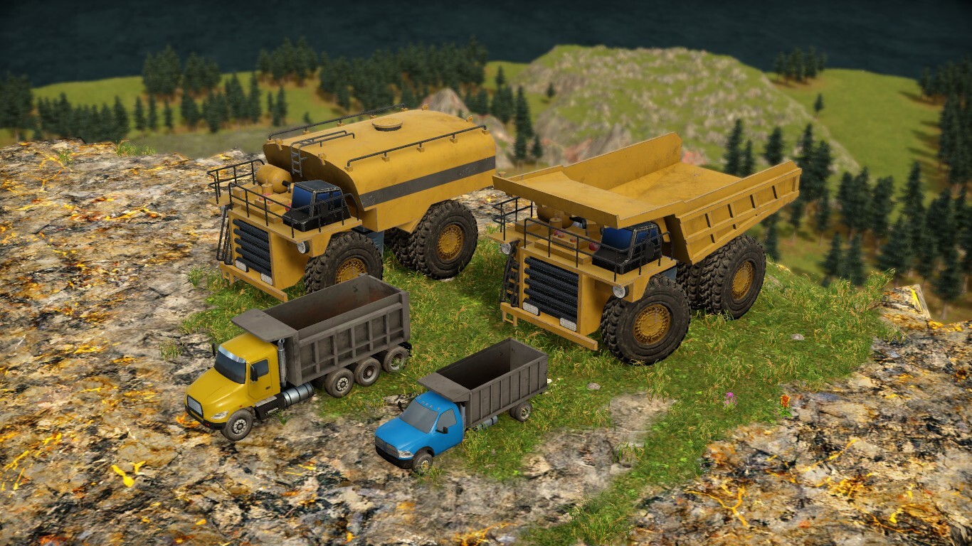 New tier 3 vehicle: the Haul Truck! Look at its size compared to the lower truck tiers.