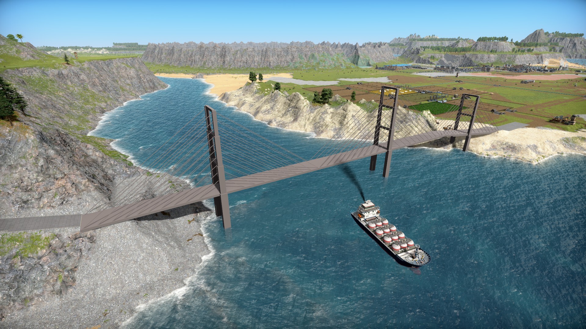 A bridge prototype. Note that 3D models are still under construction.