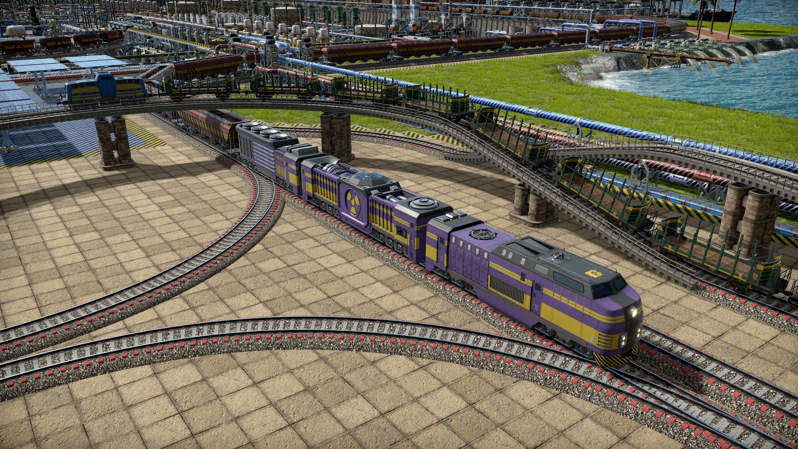 The nuclear locomotive, a 3-unit behemoth. It’s very heavy, very powerful, and refuels very rarely.