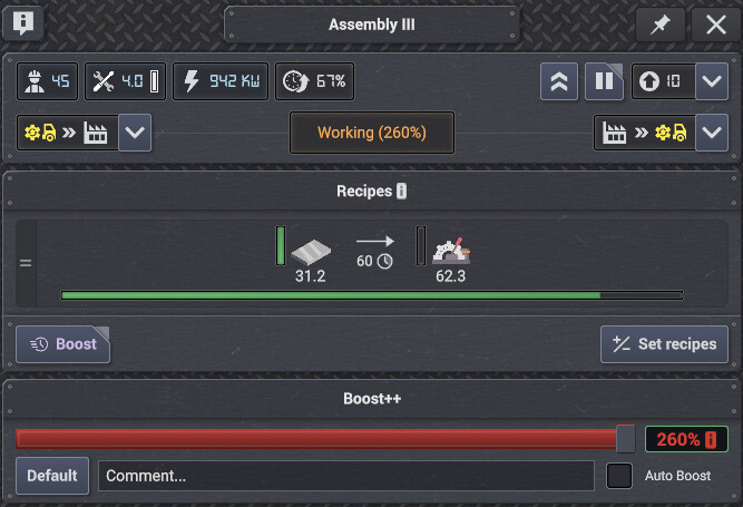 Boost cost 2