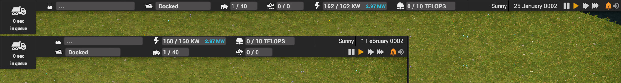 On top is a wide-screen version, and on the bottom is a version for smaller resolutions